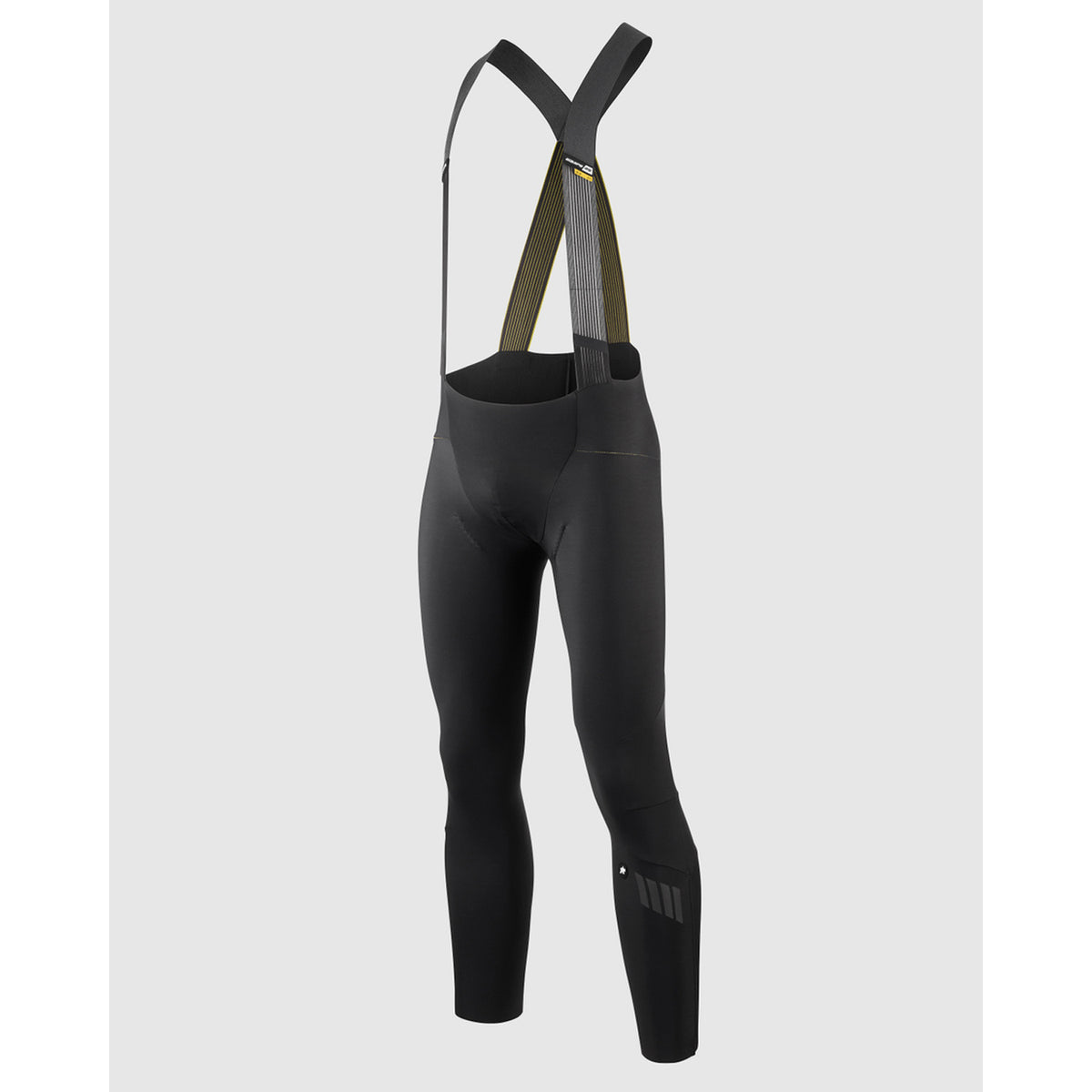 Langt cuissard med seler ASSOS EQUIPE RS SPRING FALL S11 Sort