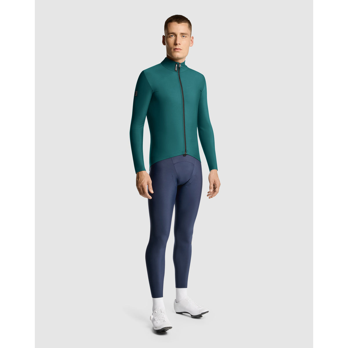 Tröja ASSOS MILLE GT SPRING FALL C2 Långa ärmar Foundation Green