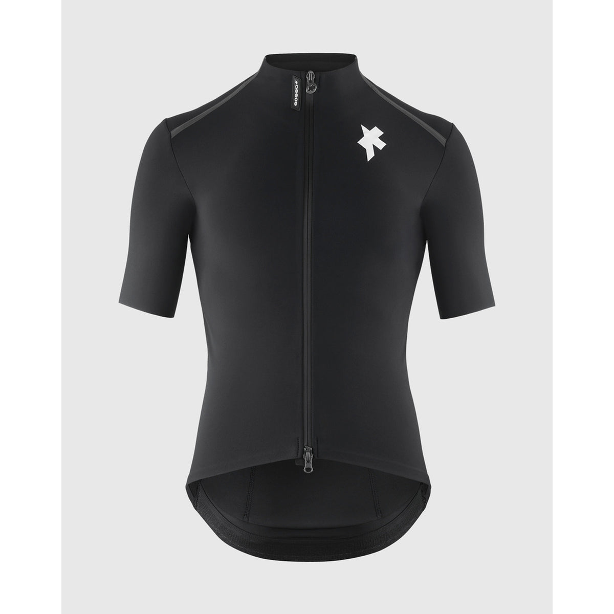 Shirt ASSOS EQUIPE R THERMO RAIN S11 Korte Mouwen Zwart