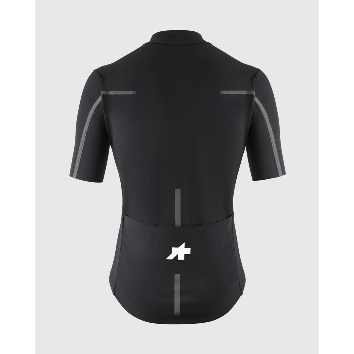 Shirt ASSOS EQUIPE R THERMO RAIN S11 Korte Mouwen Zwart