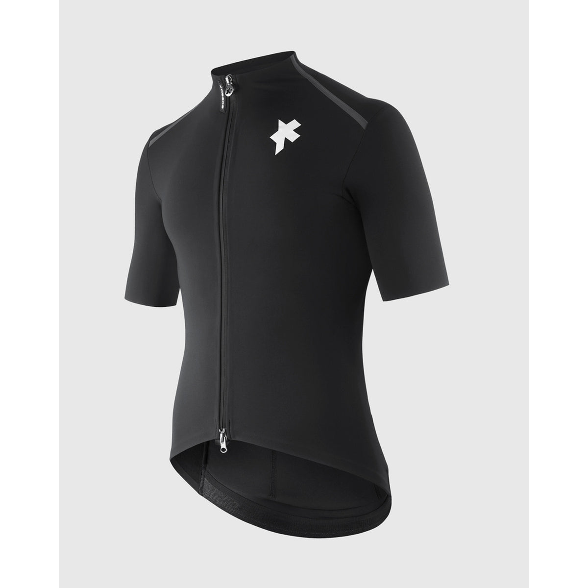 Shirt ASSOS EQUIPE R THERMO RAIN S11 Korte Mouwen Zwart