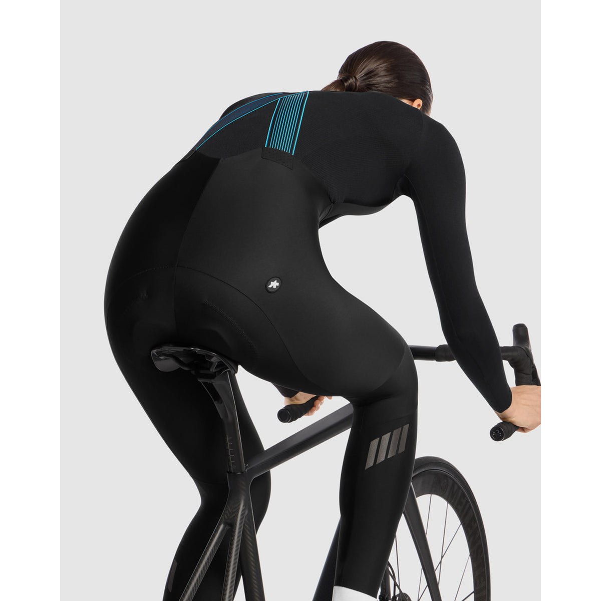 Lange Bretelsbroek ASSOS DYORA R HABU WINTER S11 Dames Zwart