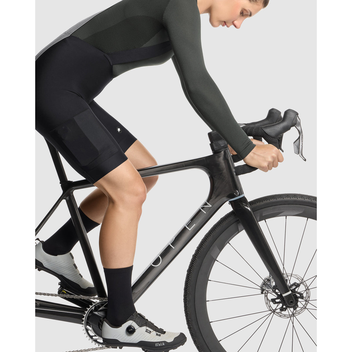 ASSOS TACTICA SPRING FALL T5 Dames Korte Bretelsbroek Zwart