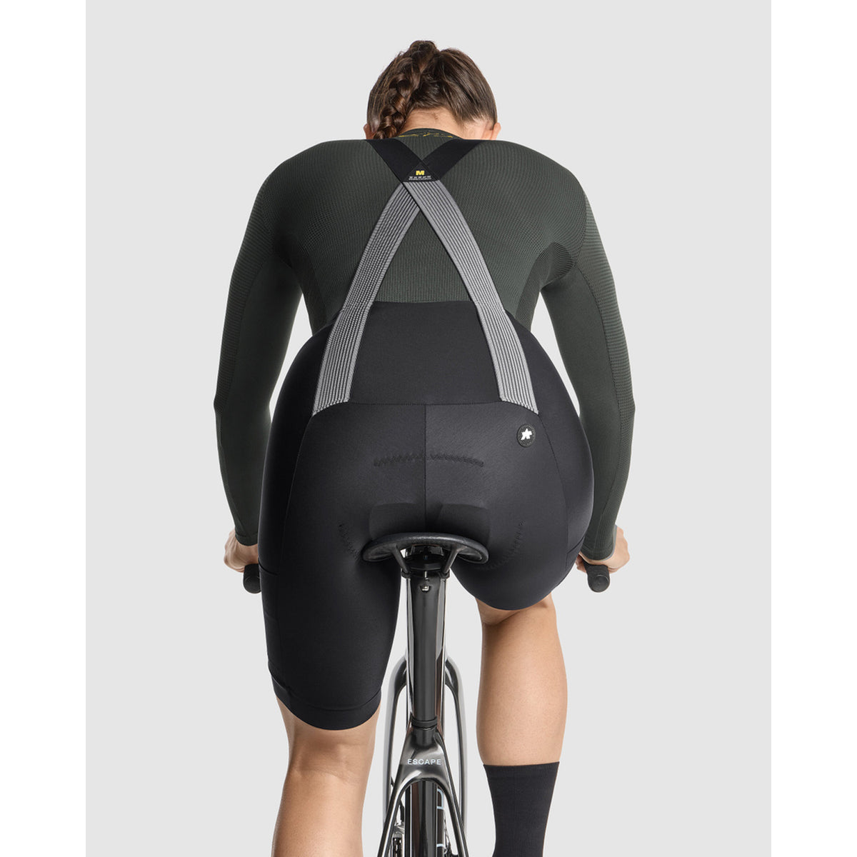 ASSOS TACTICA SPRING FALL T5 Dames Korte Bretelsbroek Zwart