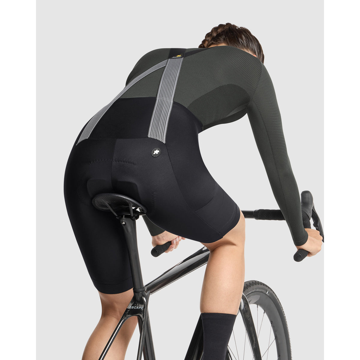 ASSOS TACTICA SPRING FALL T5 Dames Korte Bretelsbroek Zwart