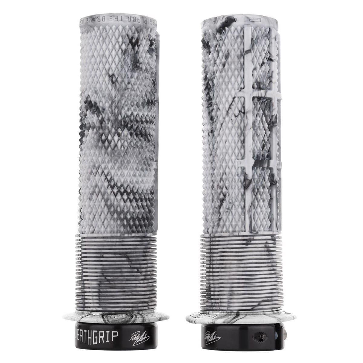 Gripy DMR DEATHGRIP Flange Large Lock-on Bílá/Camo