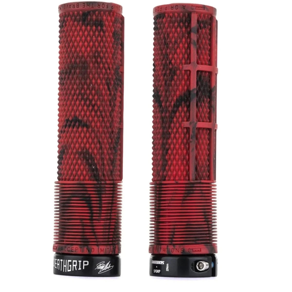 Greb DMR DEATHGRIP Large Lock-on Rød/Camo