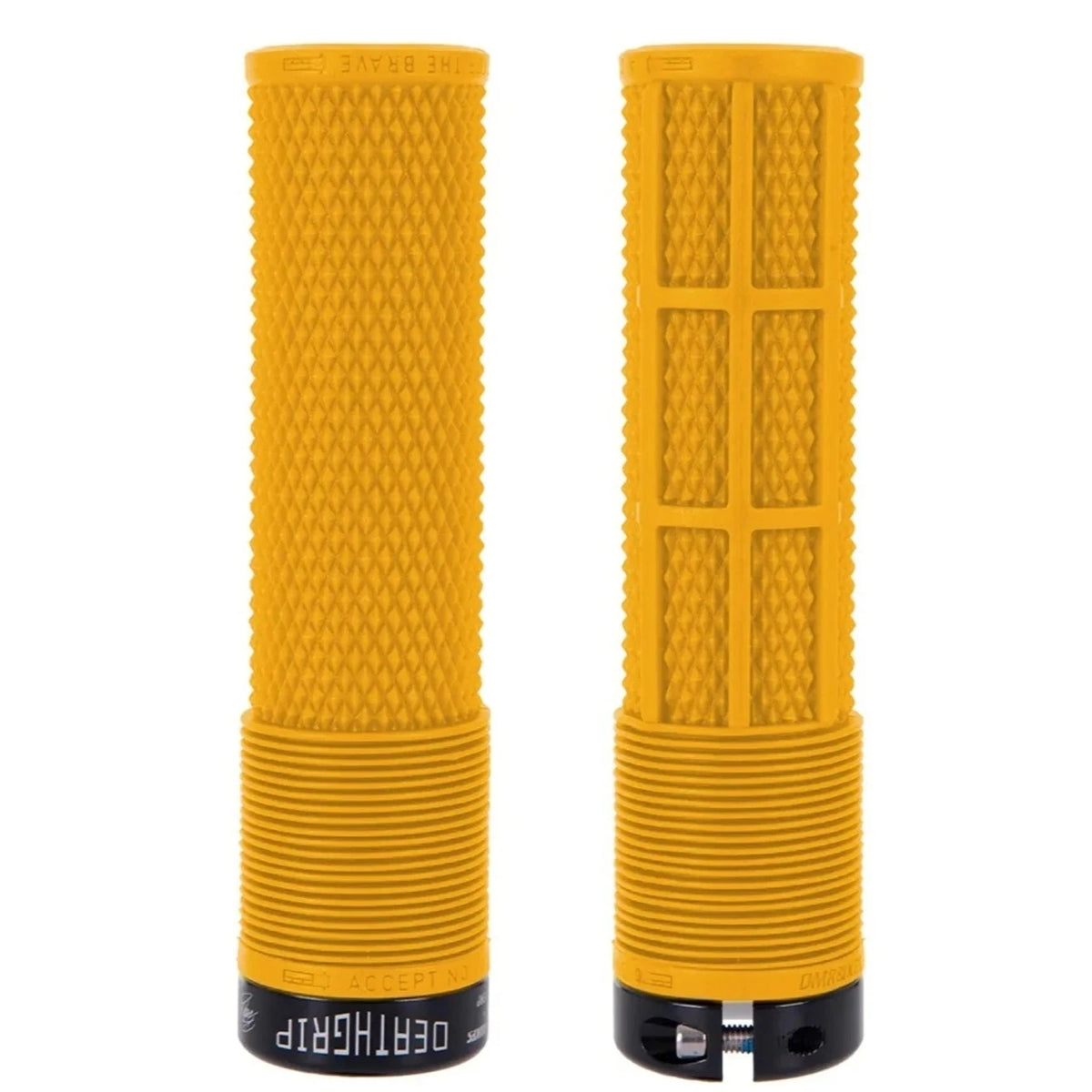 DMR DEATHGRIP Medium Lock-on Grips Yellow