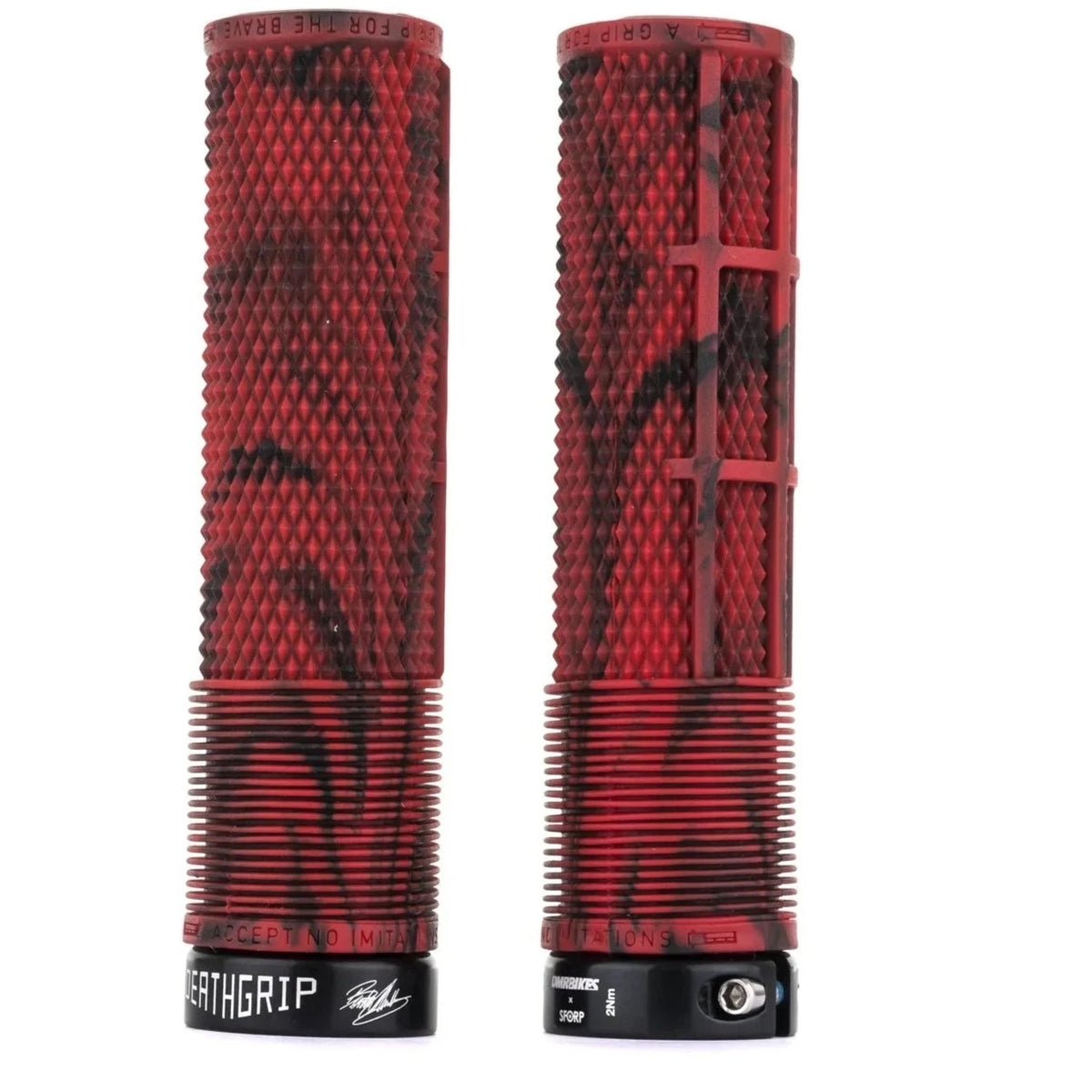 DMR DEATHGRIP Medium Lock-on Grips Red/Camo
