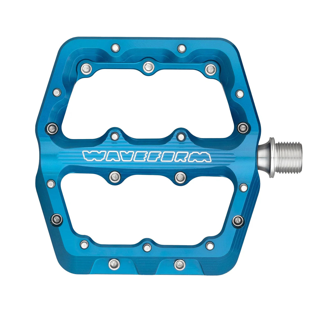 WOLF TOOTH WAVEFORM Small Flat Pedals Blue
