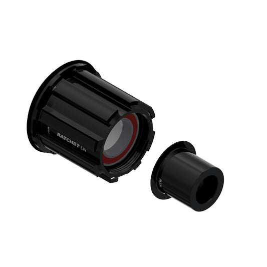 DT SWISS Ratchet LN vabajooksukorpus Campagnolo N3W tüübile, 12x142 mm telg, alumiinium