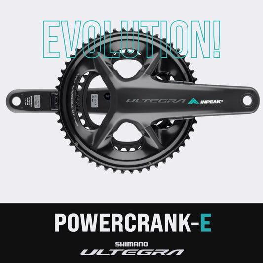 Mechanizm korbowy z miernikiem mocy INPEAK POWERCRANK-E TWIN2 LR Shimano Ultegra R8100
