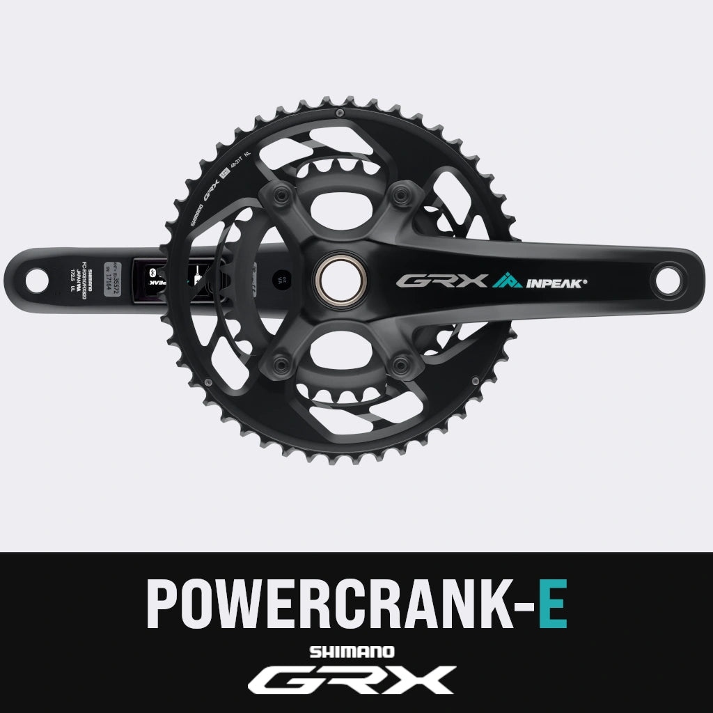 INPEAK POWERCRANK-E TWIN2 LR Shimano GRX RX820-2 Power Meter Chainset