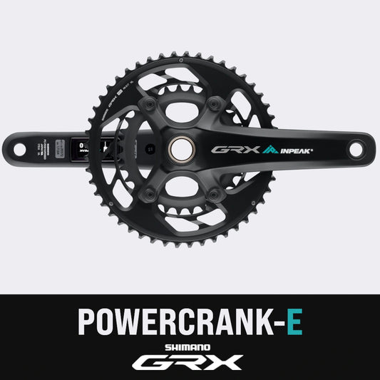 Mechanizm korbowy z miernikiem mocy INPEAK POWERCRANK-E TWIN2 LR Shimano GRX RX820-2