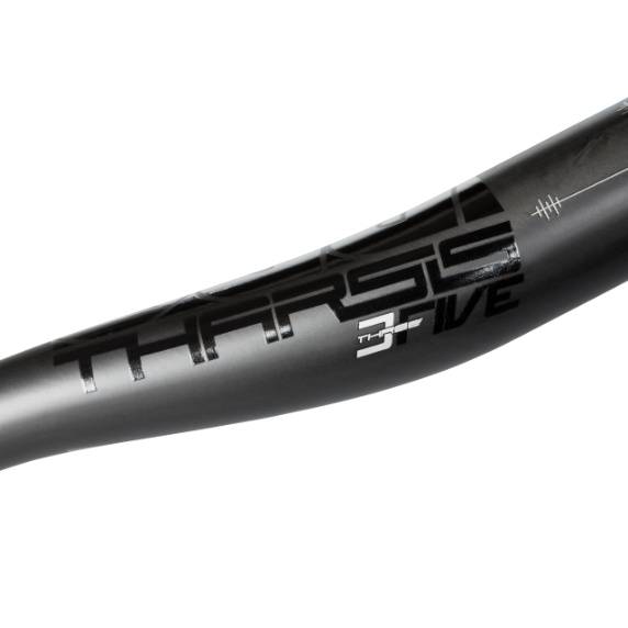 Styre PRO THARSIS 3FIVE Rise 20mm 800mm Kolfiber Svart