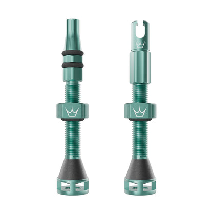 Tubeless-venttiilit PEATY'S HOLESHOT FAST FLOW 60mm (x2) Vihreä
