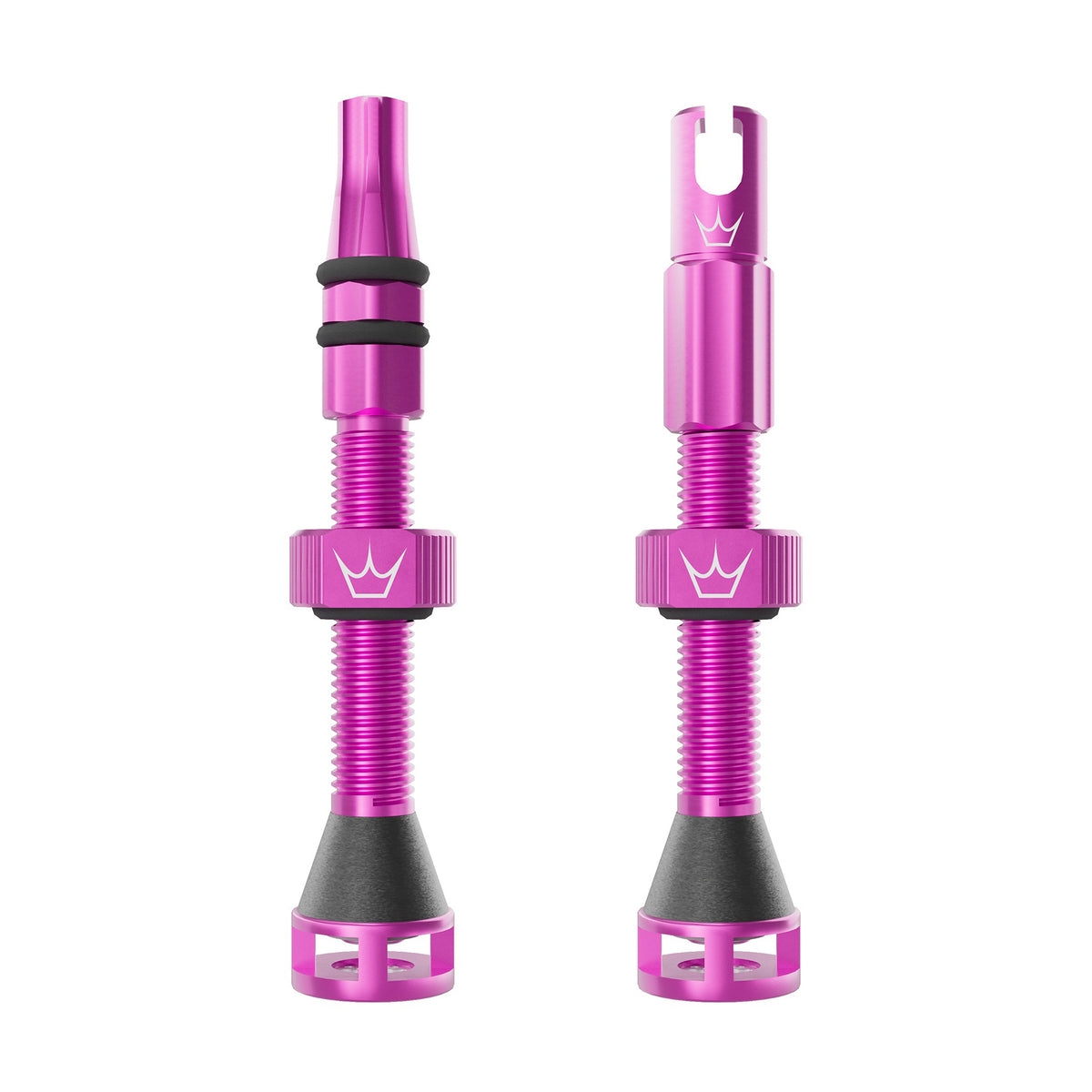 Tubeless-ventiler PEATY'S HOLESHOT FAST FLOW 42mm (x2) Rosa