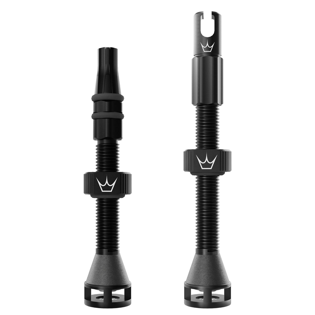 Tubeless-ventiler PEATY'S HOLESHOT FAST FLOW MX 42/60mm (x2) Sort