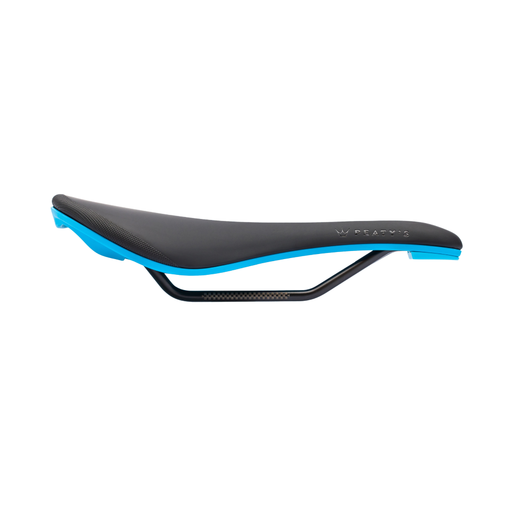 PEATY'S Monarch CrMo Rails Saddle Turquoise