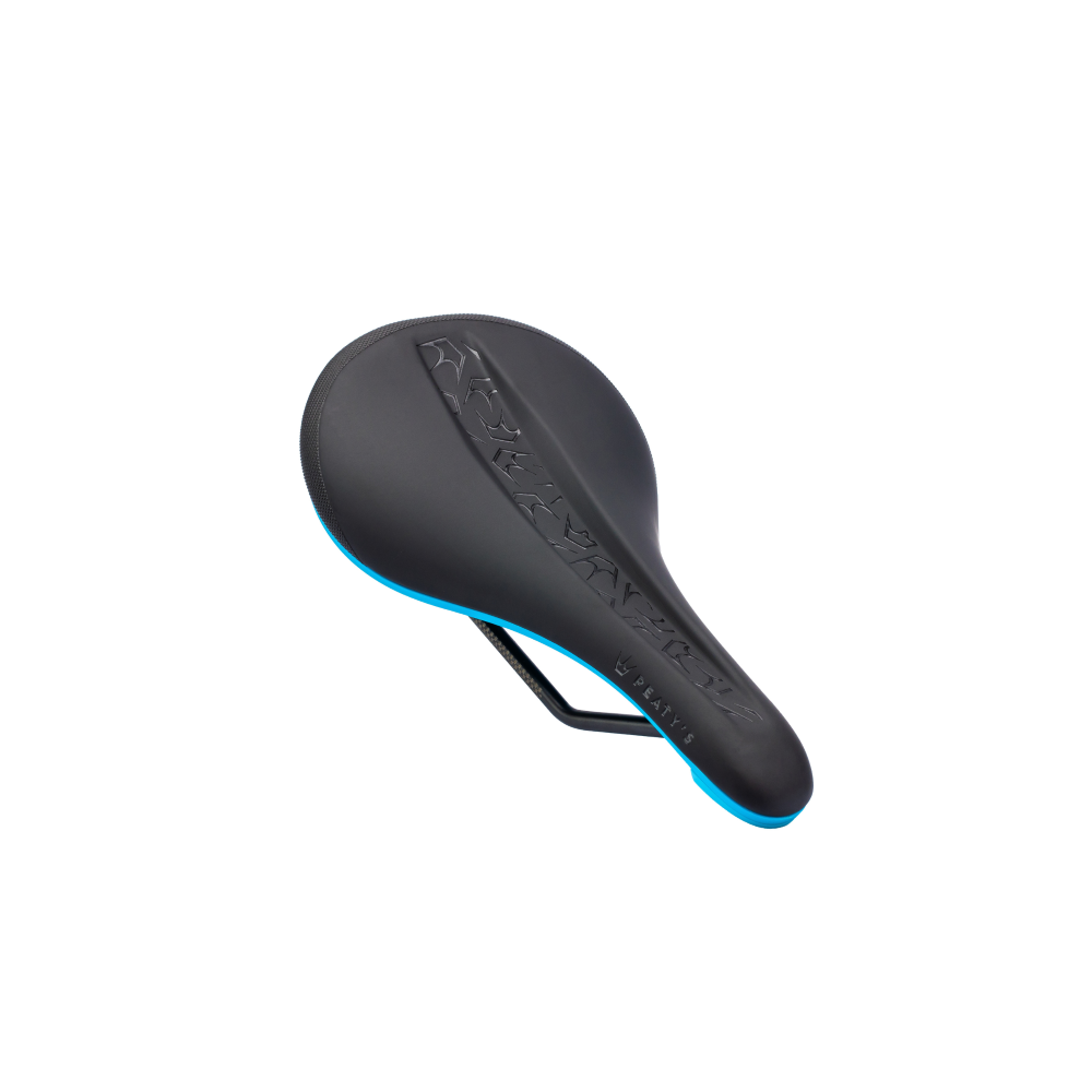 PEATY'S Monarch CrMo Rails Saddle Turquoise