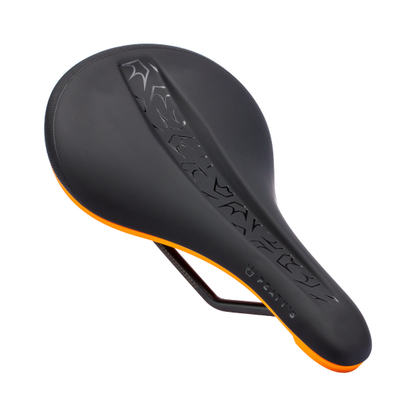 PEATY'S Monarch CrMo Rails Saddle Orange