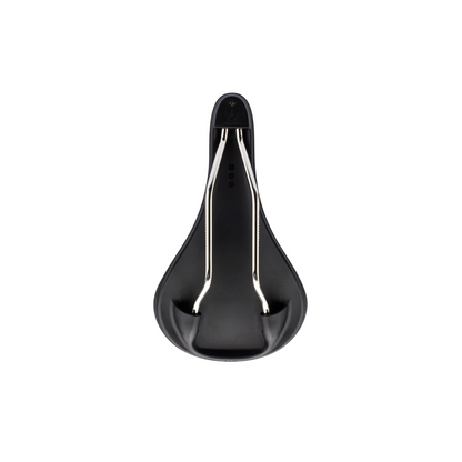 PEATY'S Monarch Titanium Rails Saddle Black