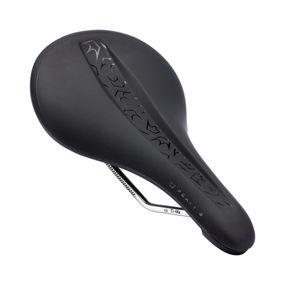 PEATY'S Monarch Titanium Rails Saddle Black