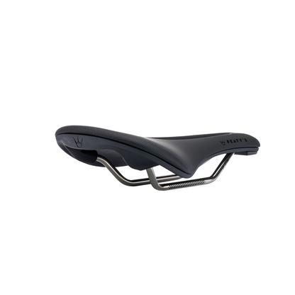 PEATY'S Monarch Titanium Rails Saddle Black