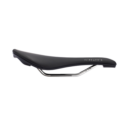 PEATY'S Monarch Titanium Rails Saddle Black