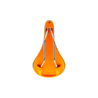 PEATY'S Monarch Titanium Rails Saddle Orange
