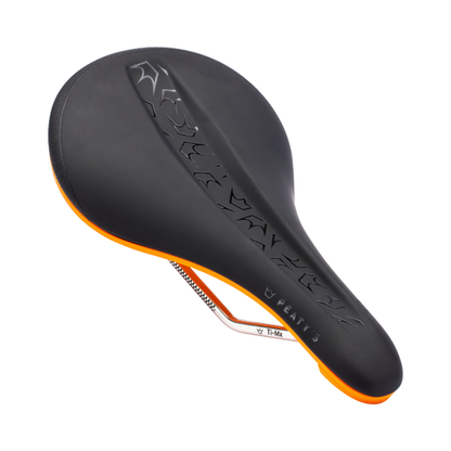 PEATY'S Monarch Titanium Rails Saddle Orange