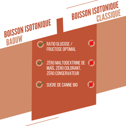 Energiedrank BAOUW ISOTONIC (45g) Perzik/Rozemarijn