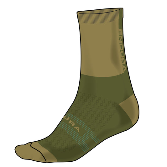 Ponožky ENDURA BAABAA MERINO WINTER Khaki