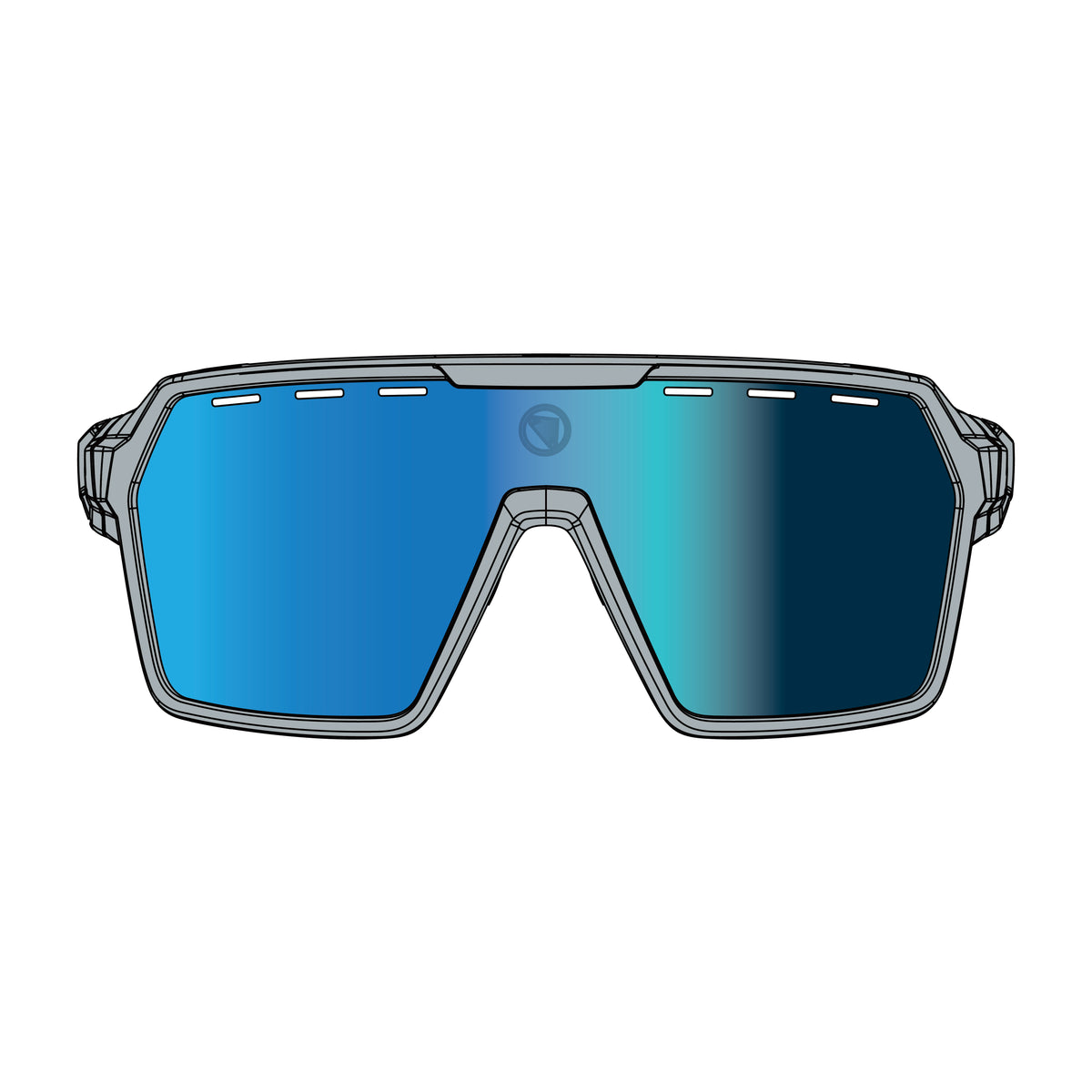 Okulary ENDURA SINGLETRACK Szare