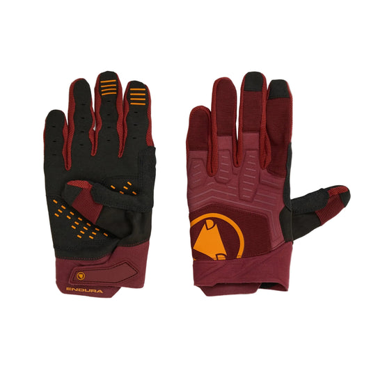 Gants ENDURA SINGLETRACK II Bordeauxrood