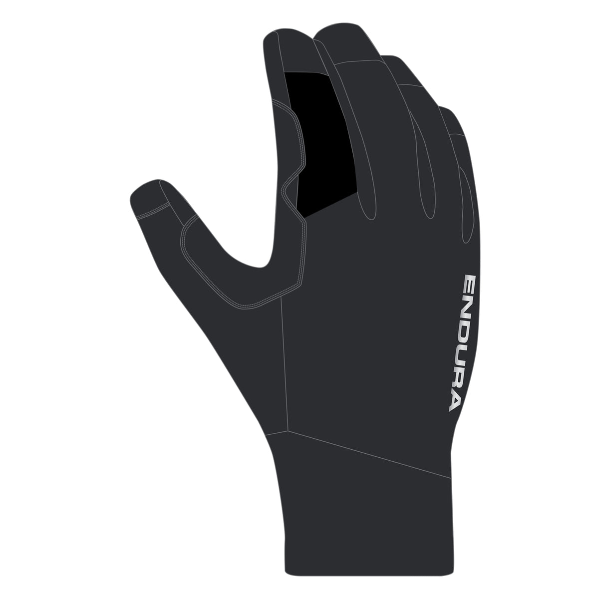 Handsker ENDURA LOOP WATERPROOF Sort