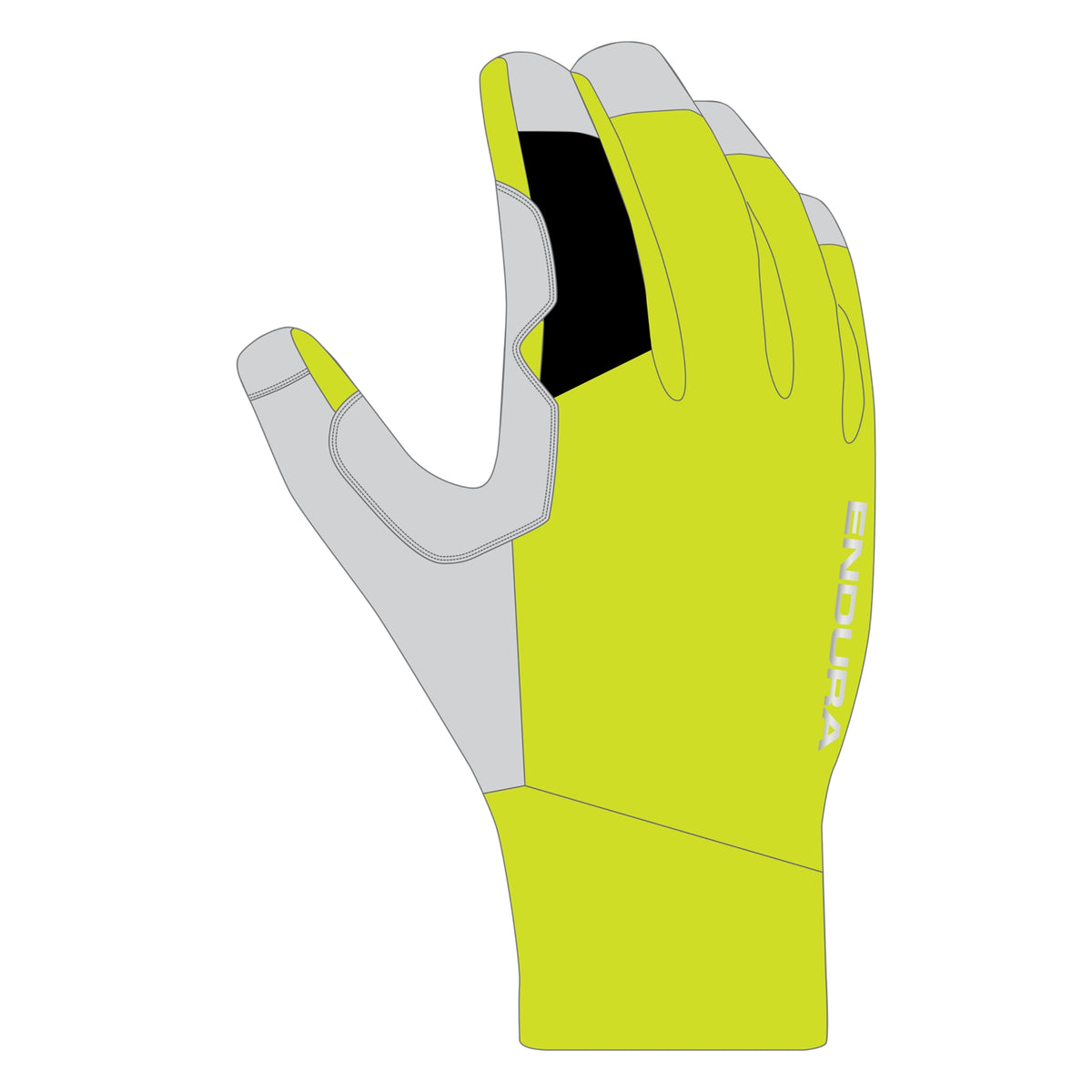 ENDURA LOOP WATERPROOF Gloves Yellow