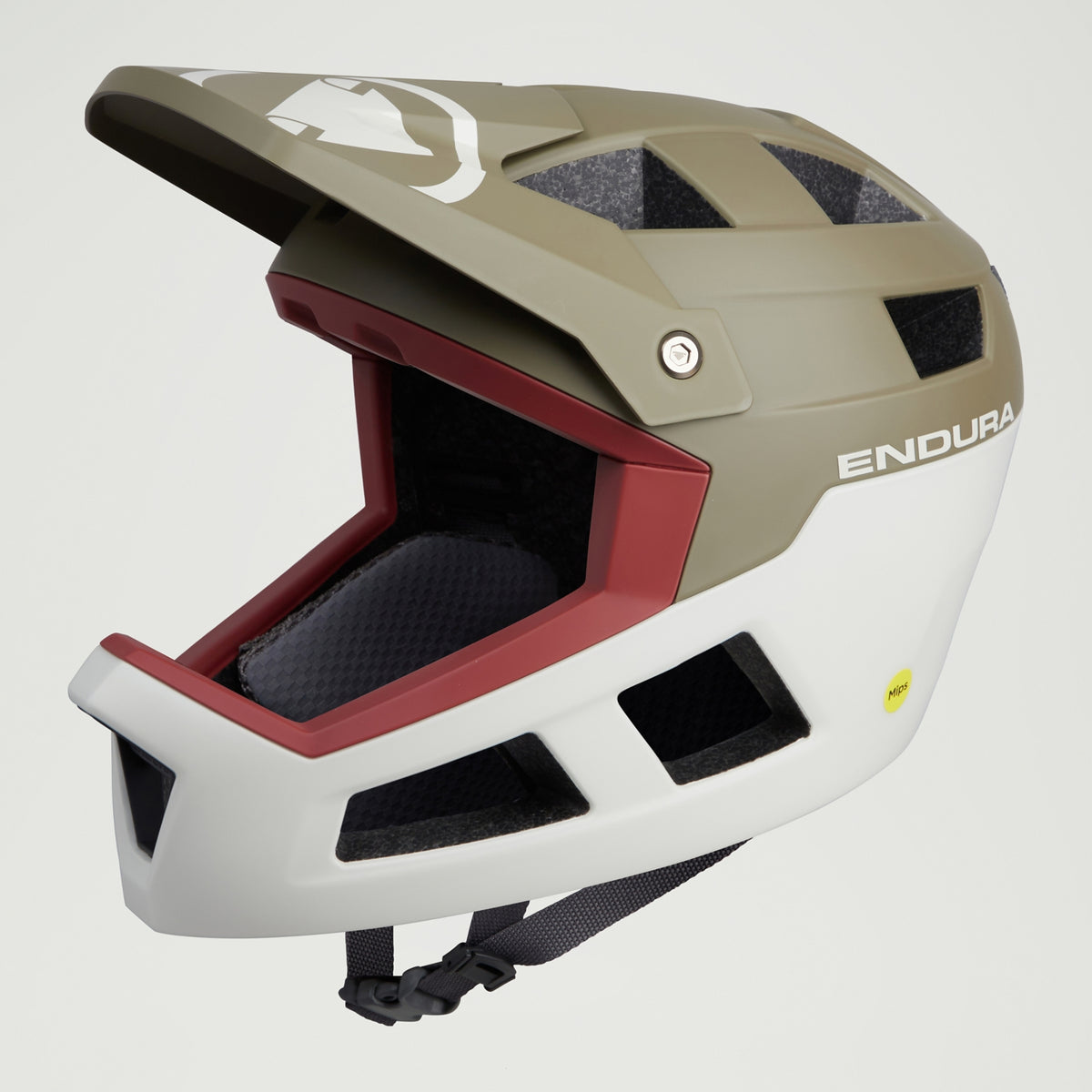 ENDURA SINGLETRACK INTEGRAL MIPS MTB-helm Groen/Wit
