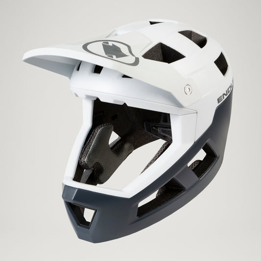 ENDURA SINGLETRACK INTEGRAL MIPS Valkoinen/Harmaa maastopyöräkypärä