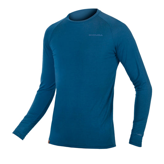 ENDURA BAABAA BLEND Long Sleeve Base Layer Blue