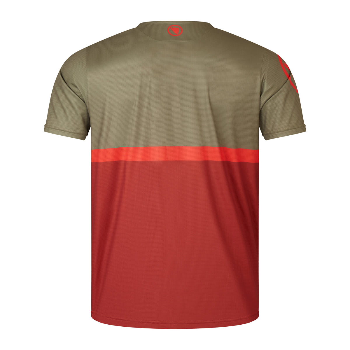 ENDURA SINGLETRACK CORE TEE II Short-Sleeved Jersey Khaki/Red