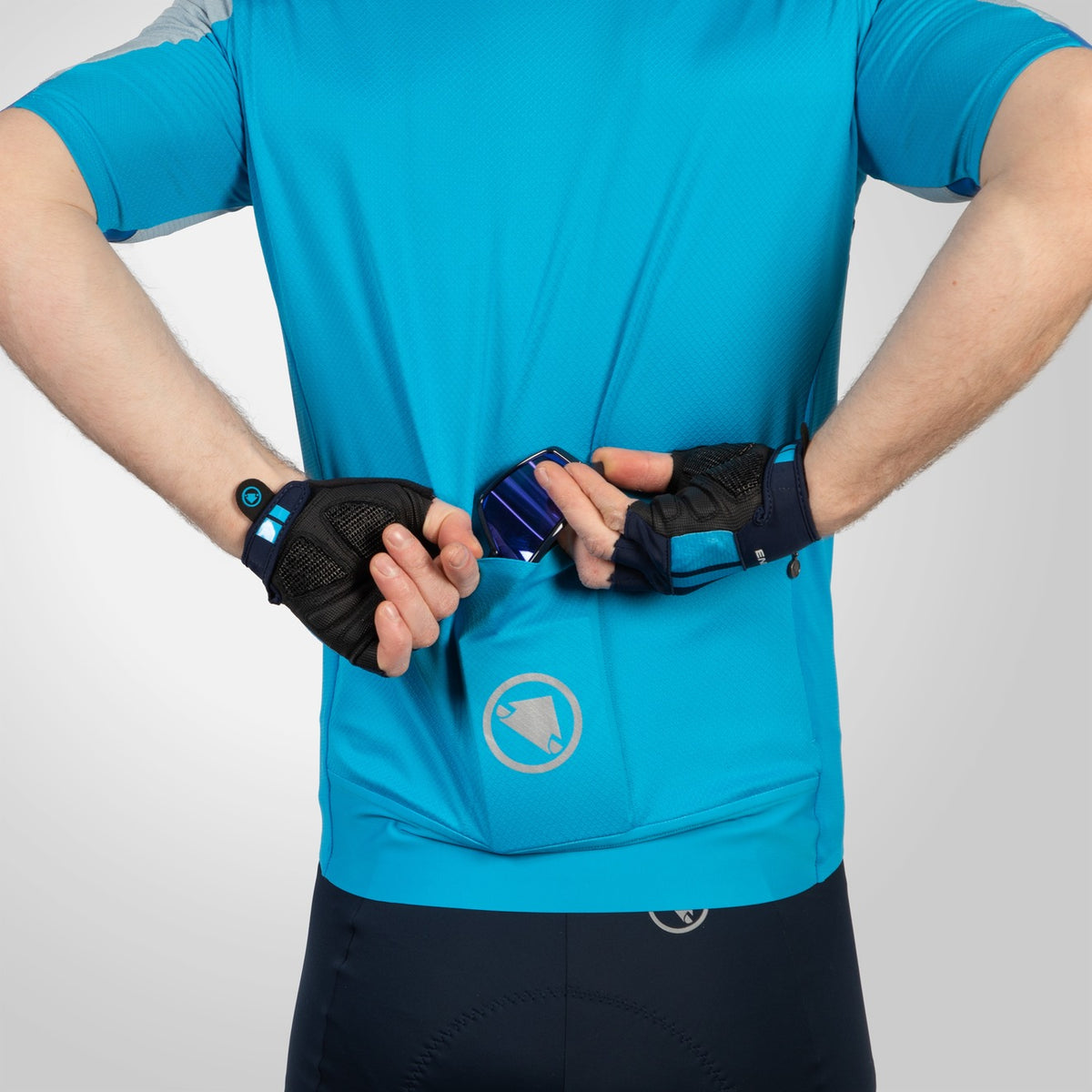 ENDURA FS260-trøje med korte ærmer Blå