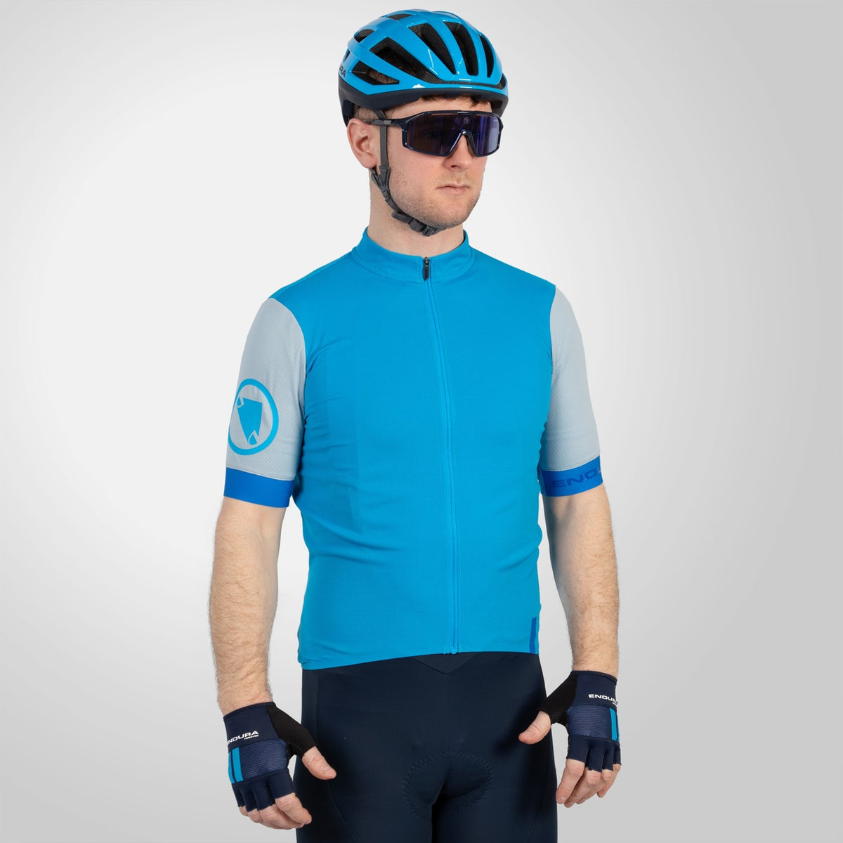 ENDURA FS260-trøje med korte ærmer Blå