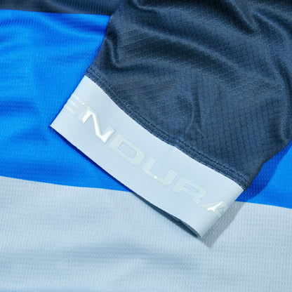 ENDURA FS260 PRINT Īspiedurkņu krekls Zils