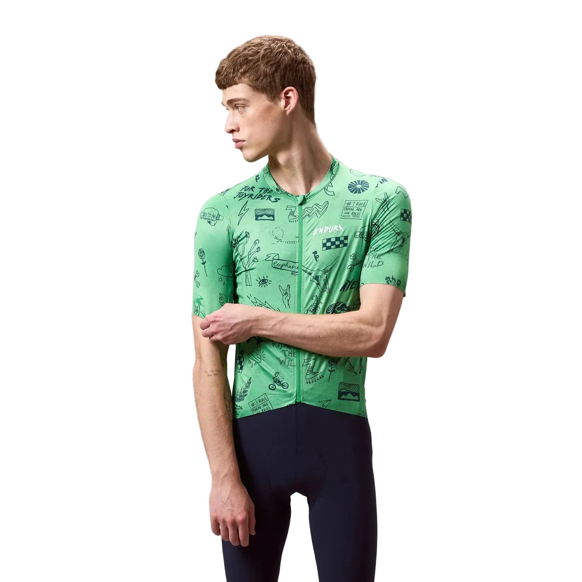 ENDURA PRO SL PRINT kortärmad tröja Grön