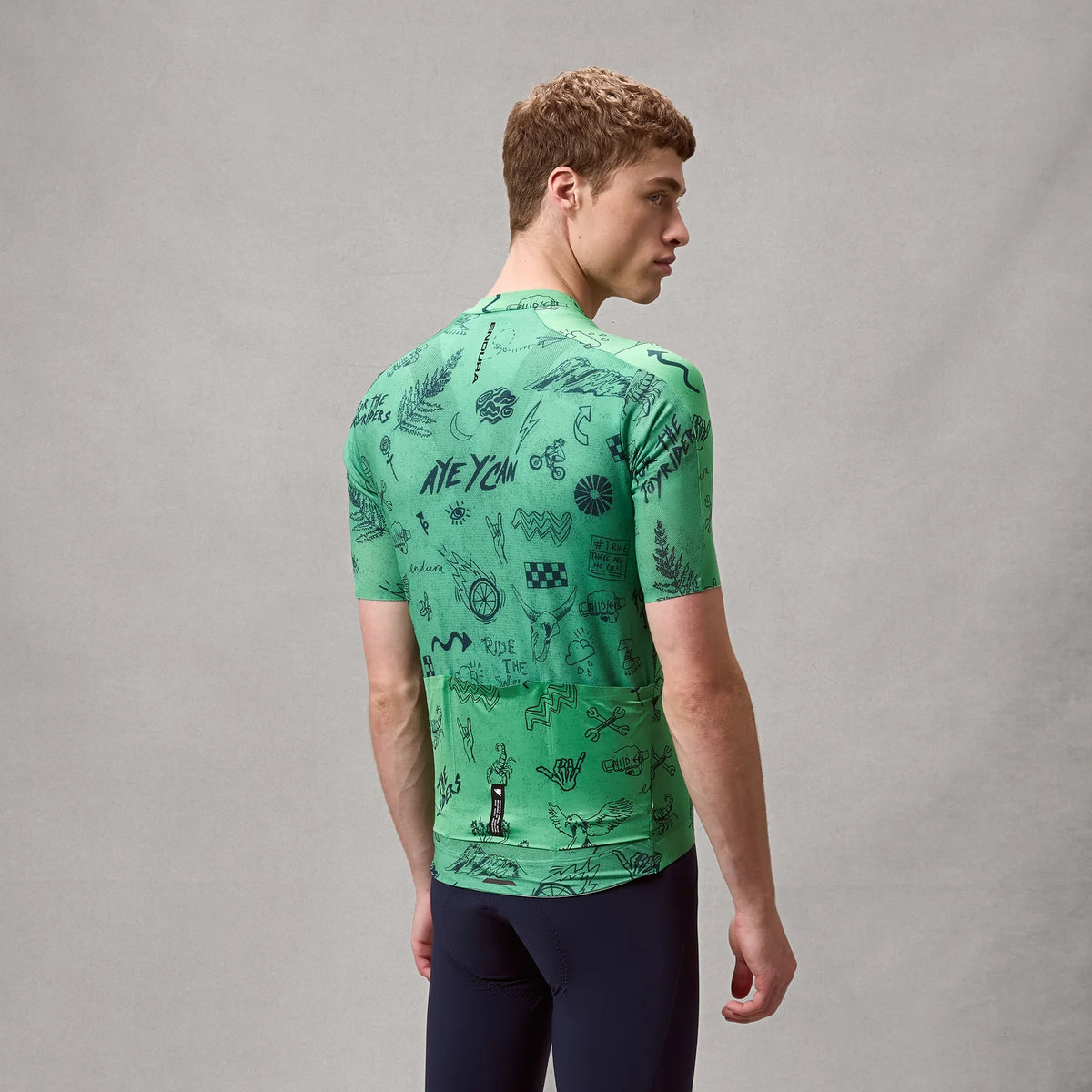 ENDURA PRO SL PRINT kortärmad tröja Grön