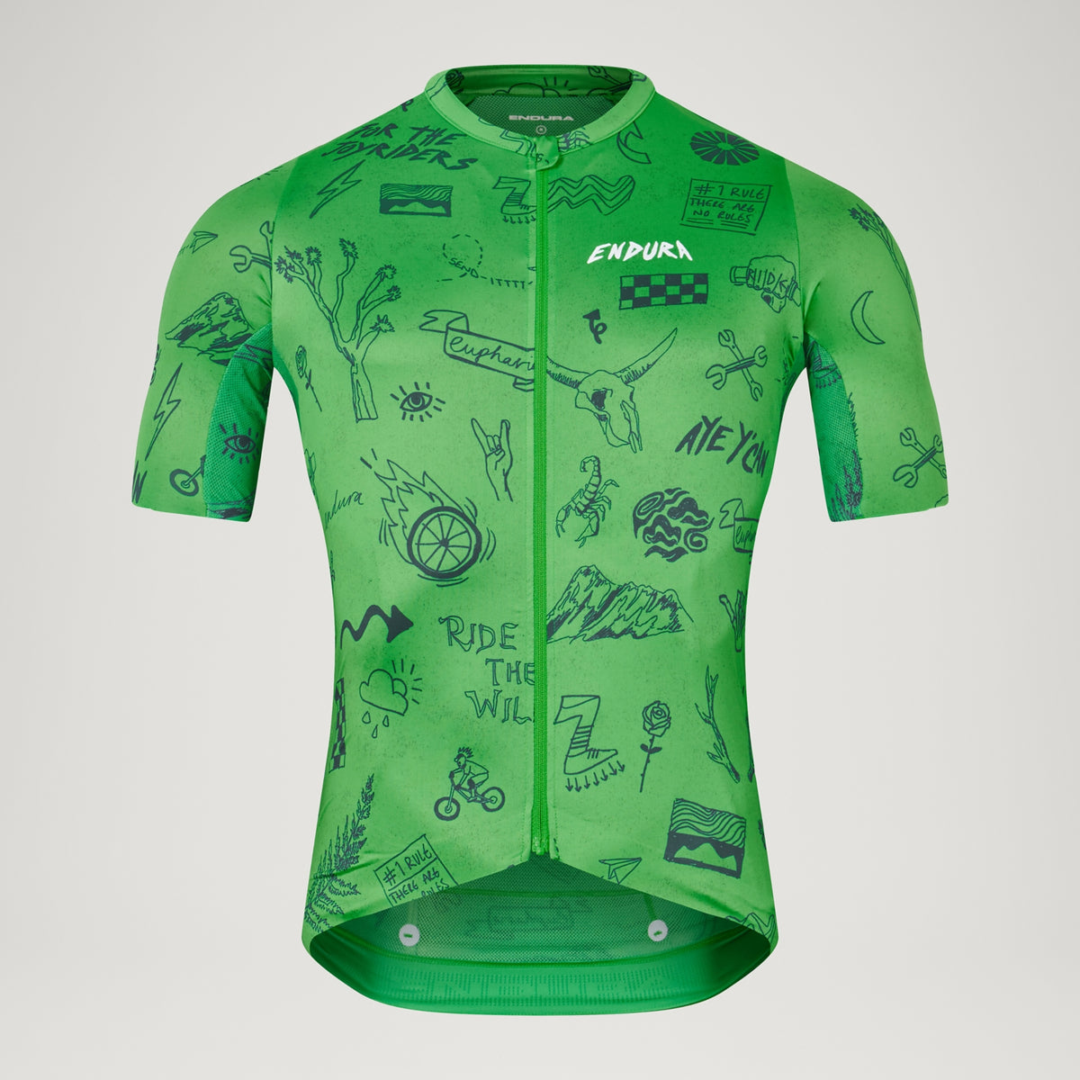 ENDURA PRO SL PRINT kortärmad tröja Grön