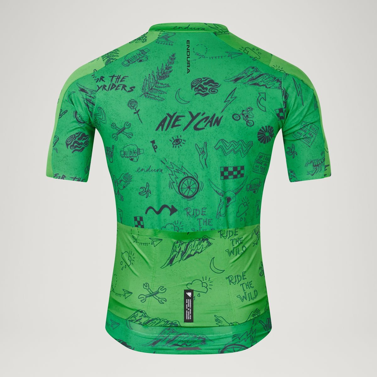 ENDURA PRO SL PRINT kortärmad tröja Grön