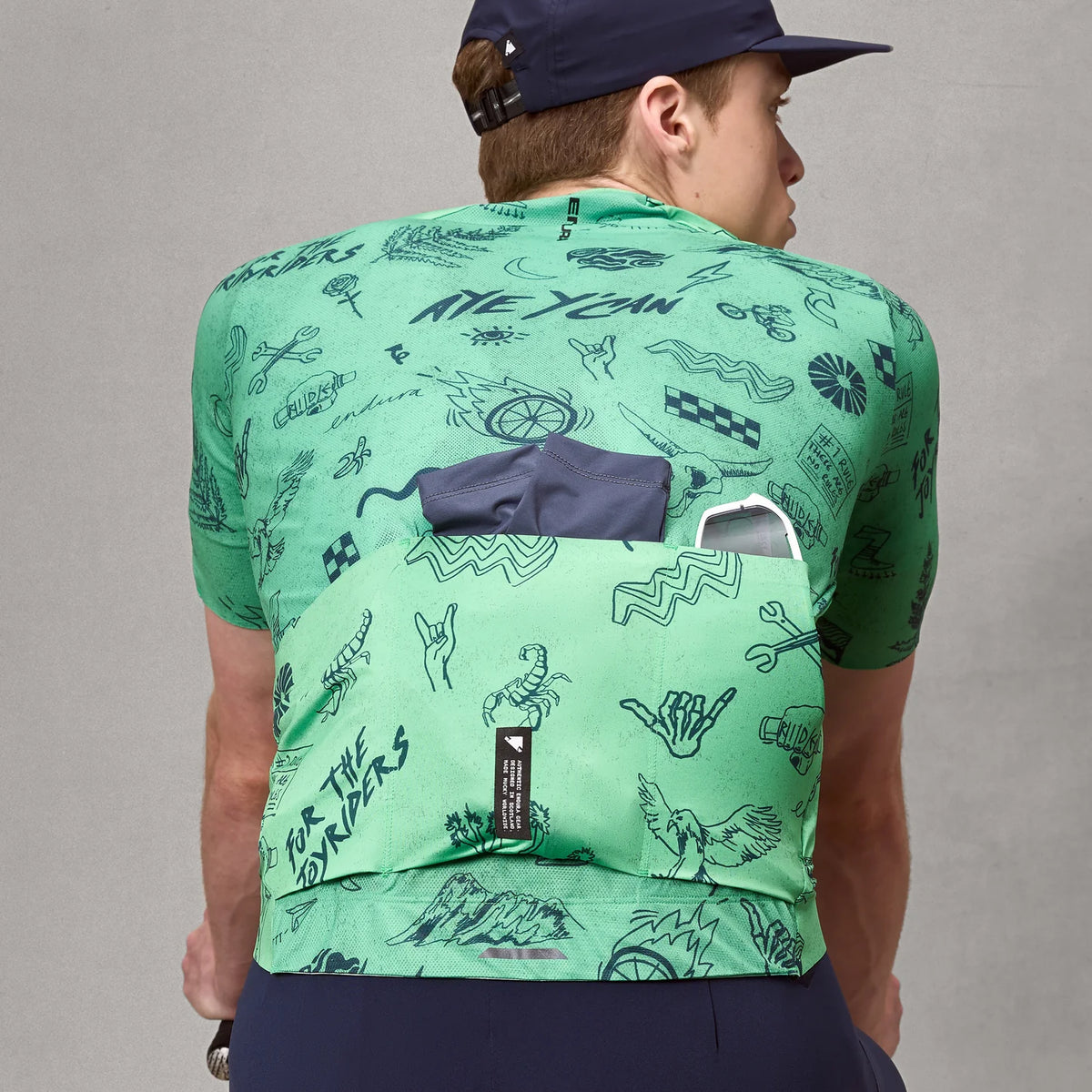 ENDURA PRO SL PRINT kortärmad tröja Grön