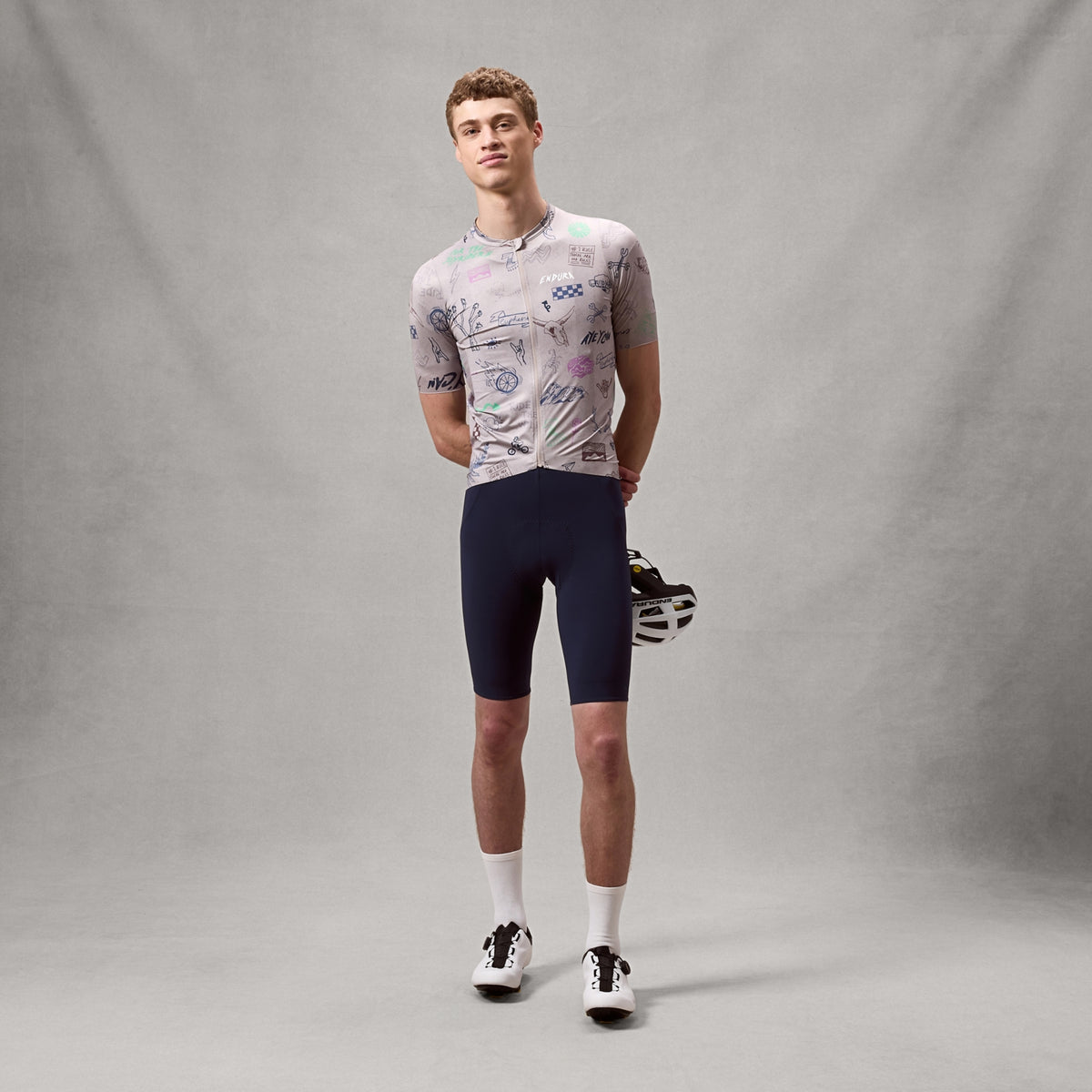 ENDURA PRO SL PRINT Short Sleeve Jersey Titanium